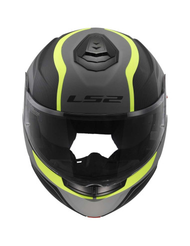 Casco Moto Modulare P/J Ls2 FF908 STROBE II MONZA Nero Opaco Giallo Fluo