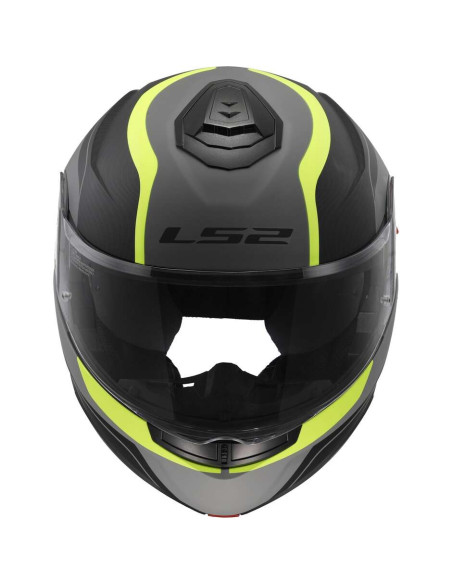 Casco Moto Modulare P/J Ls2 FF908 STROBE II MONZA Nero Opaco Giallo Fluo