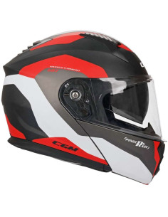 Casco Modulare CGM 507A Pincers Race Nero Rosso 2