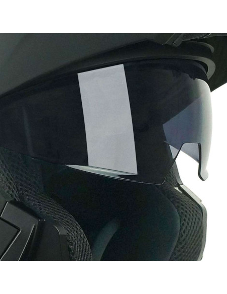 Casco Modulare P/J CGM 507A PINCERS RACE Nero Rosso Opaco