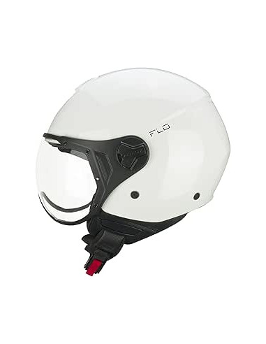 Casco Jet CGM 167A FLO MONO Bianco Visiera Sagomata