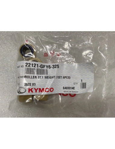 KIT 6 Rulli variatore Kymco People 125 - Downtown 125 E3