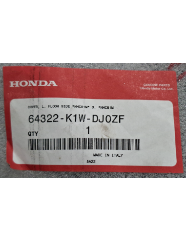 64322K1WDJ0ZF Coperchio sotto pedana Honda SH 350 dal 2025