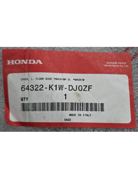 64322K1WDJ0ZF Coperchio sotto pedana Honda SH 350 dal 2025