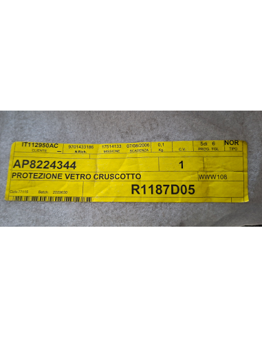AP8224344 Vetro Trasparente strumentazione contachilometri Aprilia SR 50 STREET 2003 / 2012 SR 50 DITECH 2000