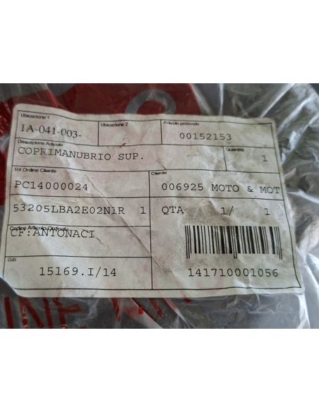 00152153 Copri manubrio parte superiore per Kymco X-Citing 300