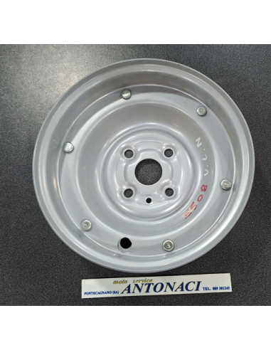 5508 Cerchio ruota 4 fori chiuso VESPA 50 R L N per copertone 2.75 - 9