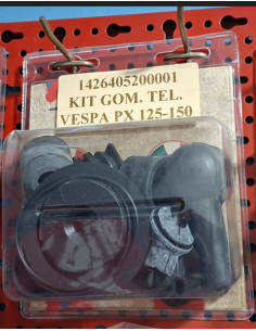 142640520 KIT Gommini Telaio 21 pezzi Piaggio Vespa Px 125-150-200 cc