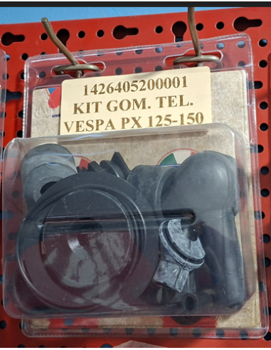 142640520 KIT Gommini Telaio 21 pezzi Piaggio Vespa Px 125-150-200 cc