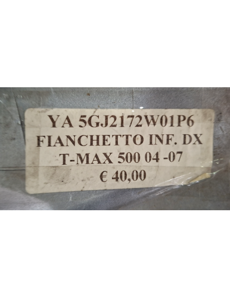 5GJ2172W01P6 Fianchetto inferiore dx T-Max 500 dal 2004 al 2007