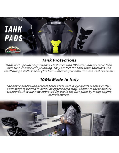 Protezione serbatoio Moto 3D Yamaha Trasparente