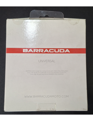 Coppia manopole Universali Racing 120mm Argento Silver