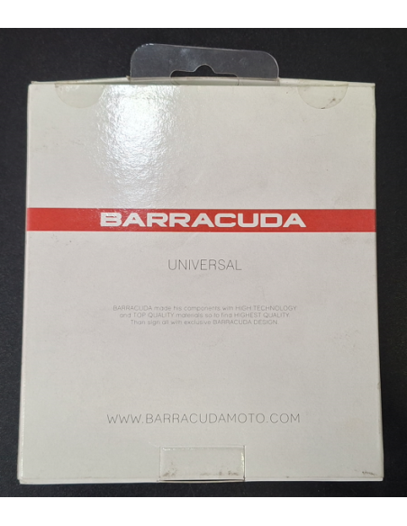 Coppia manopole Universali Racing 120mm Argento Silver