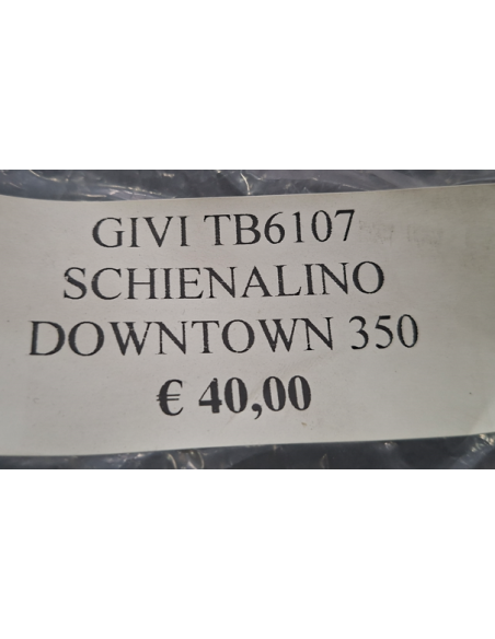 TB6107 Schienalino passeggero Kymco Downtown 350