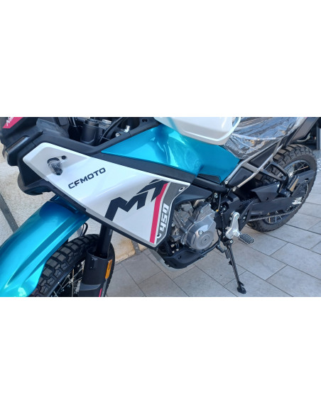 Cf MOTO 450 MT - Zephyr Blue - IN PRONTA CONSEGNA - omaggio AKRAPOVIC