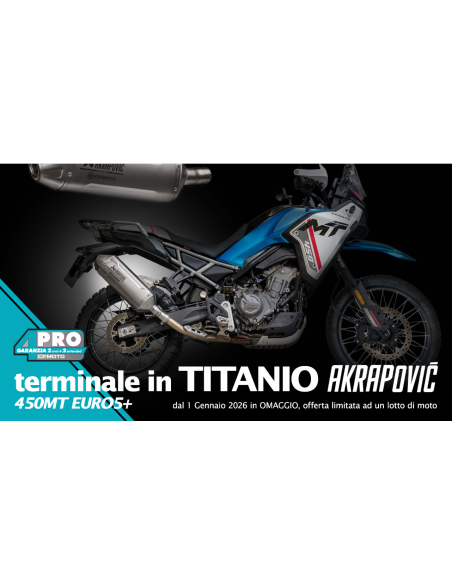 Cf MOTO 450 MT - Zephyr Blue - IN PRONTA CONSEGNA - omaggio AKRAPOVIC