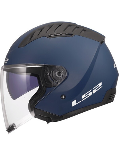 Casco Jet LS2 OF600 Copter II Blu Navy Opaco