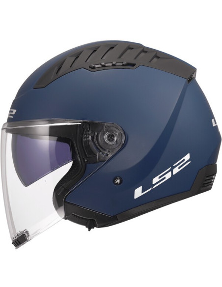 Casco Jet Ls2 OF600 Copter II Solid Blu Navy Opaco