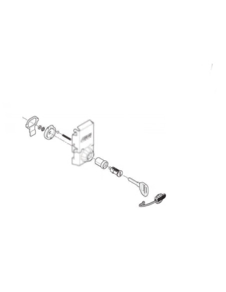 SL101 KIT SERRATURA CHIAVE SECURITY LOCK X BAULETTO E VALIGIE