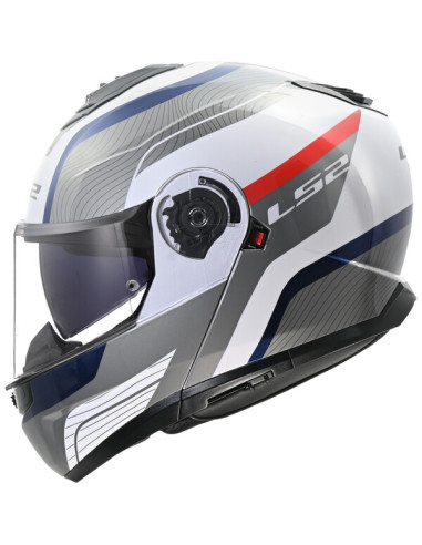 Casco Modulare P/J LS2 FF908 STROBE II MONZA Bianco Blue Rosso