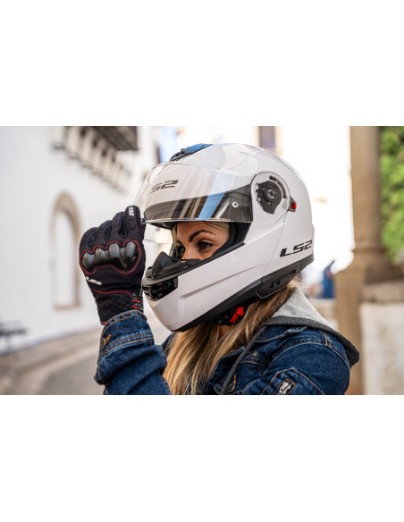 Casco Modulare P/J LS2 FF908 STROBE II MONZA Bianco Blue Rosso