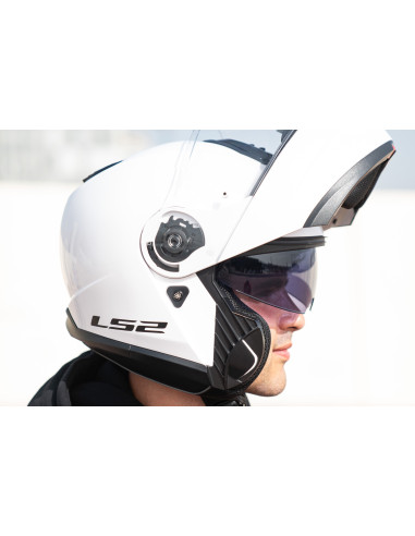 Casco Modulare P/J LS2 FF908 STROBE II MONZA Bianco Blue Rosso