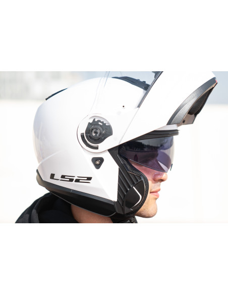 Casco Modulare P/J LS2 FF908 STROBE II MONZA Bianco Blue Rosso