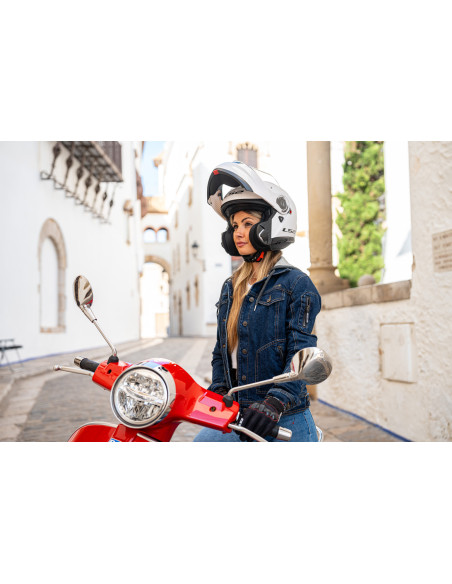 Casco Modulare P/J LS2 FF908 STROBE II MONZA Bianco Blue Rosso