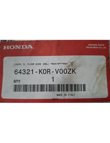 64321K0RV00ZK sotto pedana SH 125 / 150 NHA16